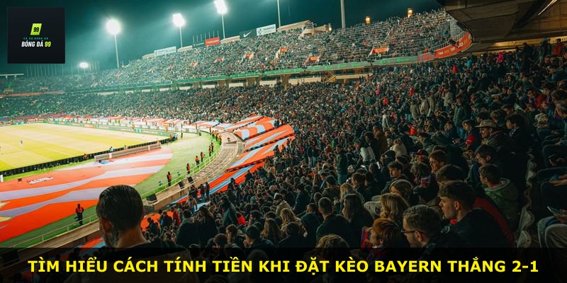 Tìm hiểu cách tính tiền khi đặt kèo Bayern thắng 2-1